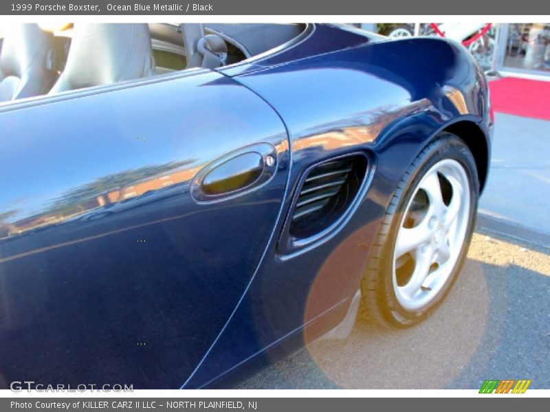 Ocean Blue Metallic / Black 1999 Porsche Boxster