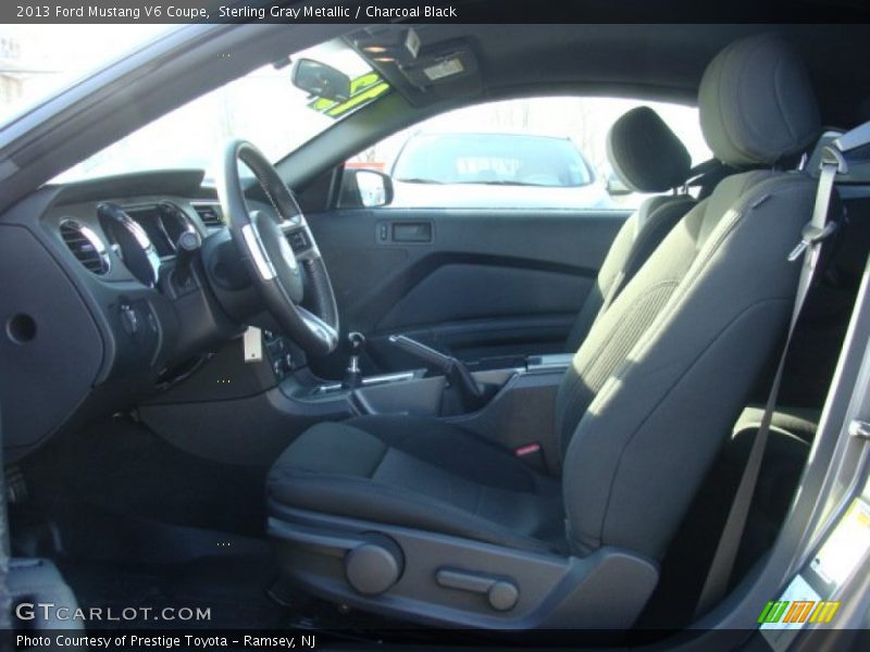 Sterling Gray Metallic / Charcoal Black 2013 Ford Mustang V6 Coupe