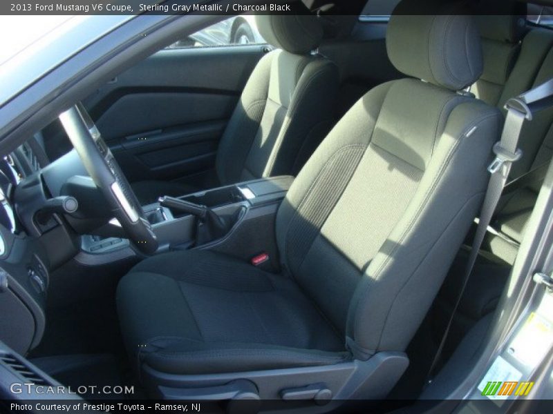 Sterling Gray Metallic / Charcoal Black 2013 Ford Mustang V6 Coupe