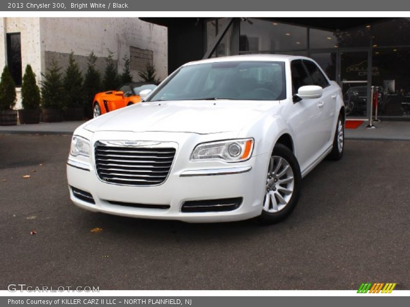 Bright White / Black 2013 Chrysler 300