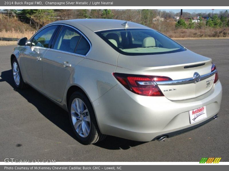 Champagne Silver Metallic / Light Neutral 2014 Buick Regal FWD