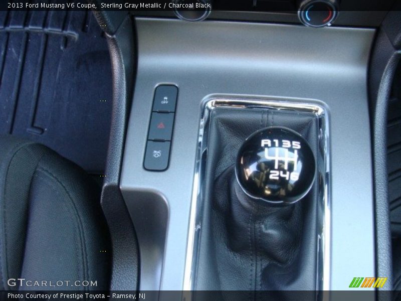 Sterling Gray Metallic / Charcoal Black 2013 Ford Mustang V6 Coupe