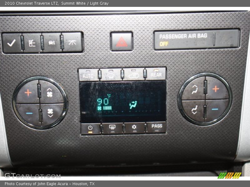 Summit White / Light Gray 2010 Chevrolet Traverse LTZ