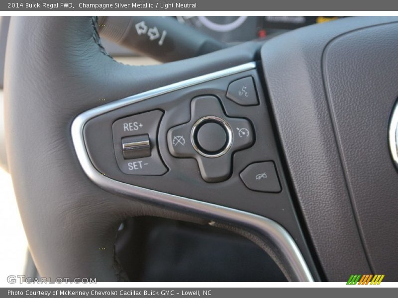 Controls of 2014 Regal FWD