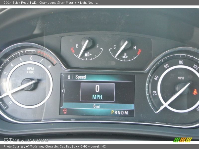  2014 Regal FWD FWD Gauges