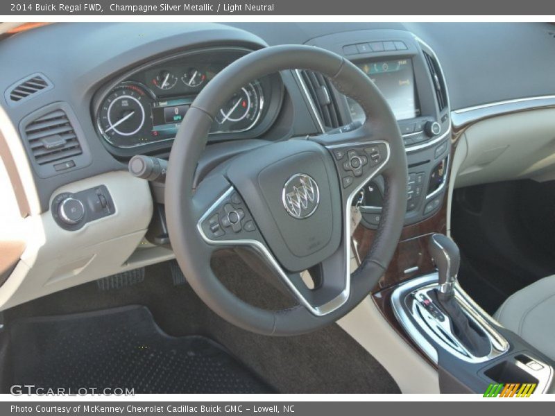 Champagne Silver Metallic / Light Neutral 2014 Buick Regal FWD