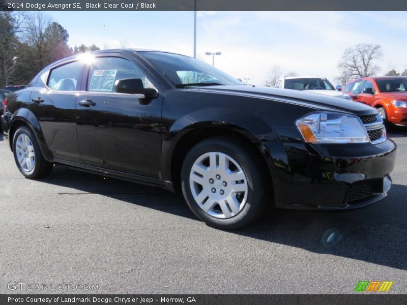 Black Clear Coat / Black 2014 Dodge Avenger SE