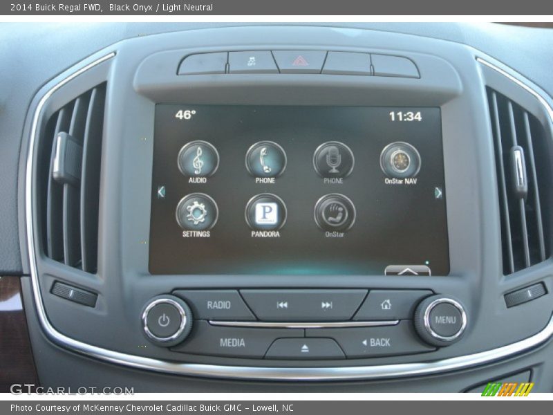 Controls of 2014 Regal FWD
