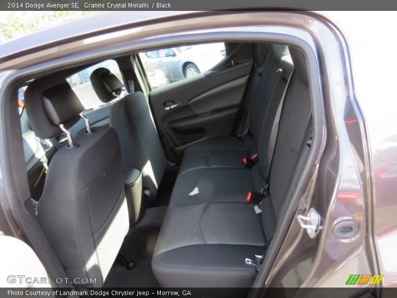 Granite Crystal Metallic / Black 2014 Dodge Avenger SE