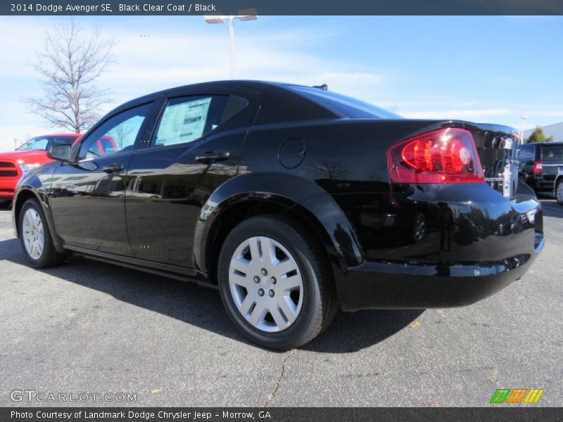 Black Clear Coat / Black 2014 Dodge Avenger SE