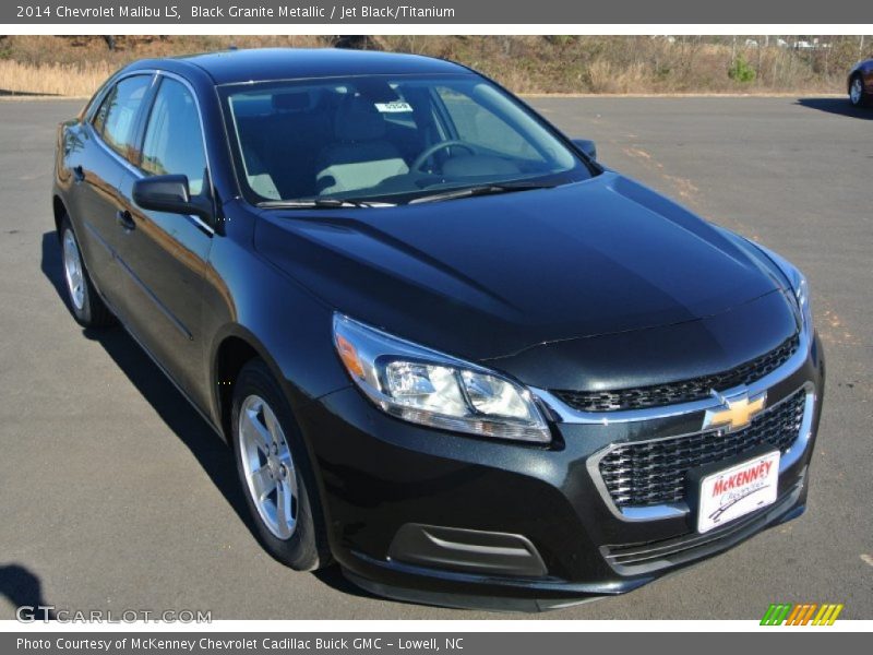 Black Granite Metallic / Jet Black/Titanium 2014 Chevrolet Malibu LS