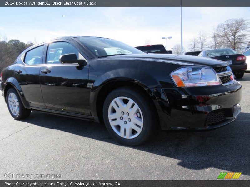 Black Clear Coat / Black 2014 Dodge Avenger SE