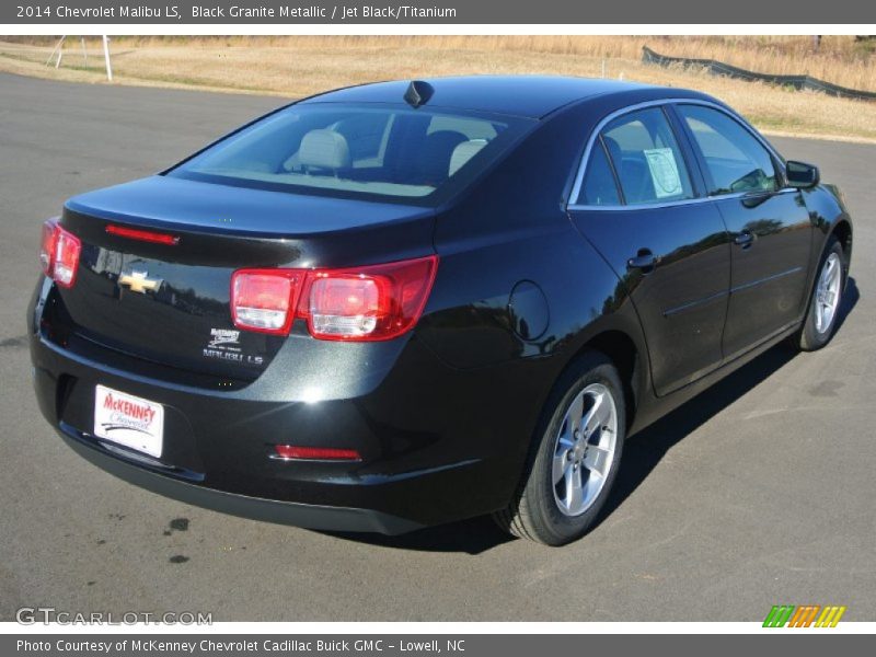 Black Granite Metallic / Jet Black/Titanium 2014 Chevrolet Malibu LS