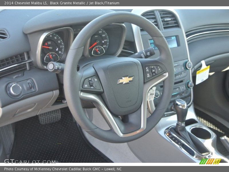 Black Granite Metallic / Jet Black/Titanium 2014 Chevrolet Malibu LS