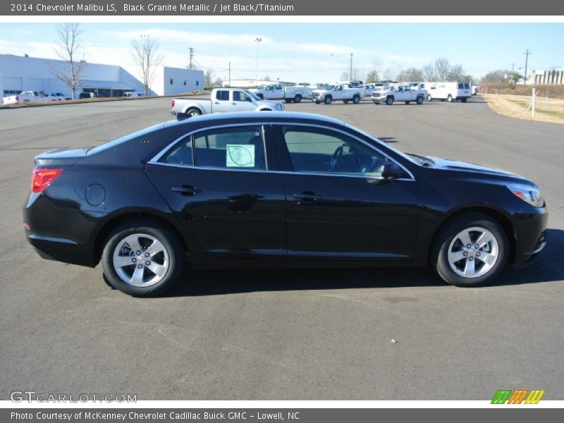 Black Granite Metallic / Jet Black/Titanium 2014 Chevrolet Malibu LS