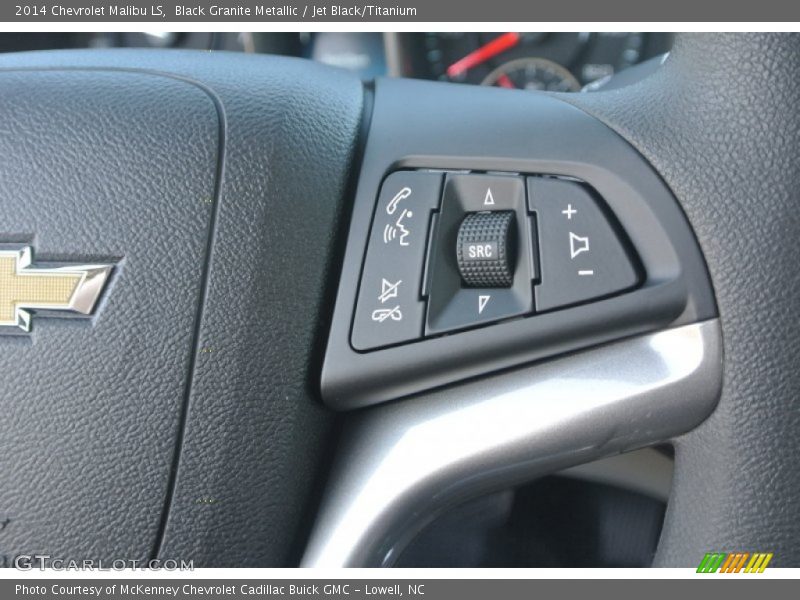 Black Granite Metallic / Jet Black/Titanium 2014 Chevrolet Malibu LS