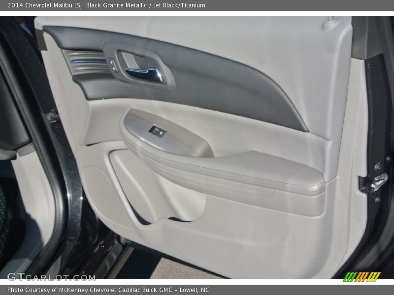 Black Granite Metallic / Jet Black/Titanium 2014 Chevrolet Malibu LS