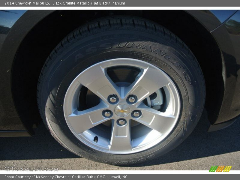 Black Granite Metallic / Jet Black/Titanium 2014 Chevrolet Malibu LS