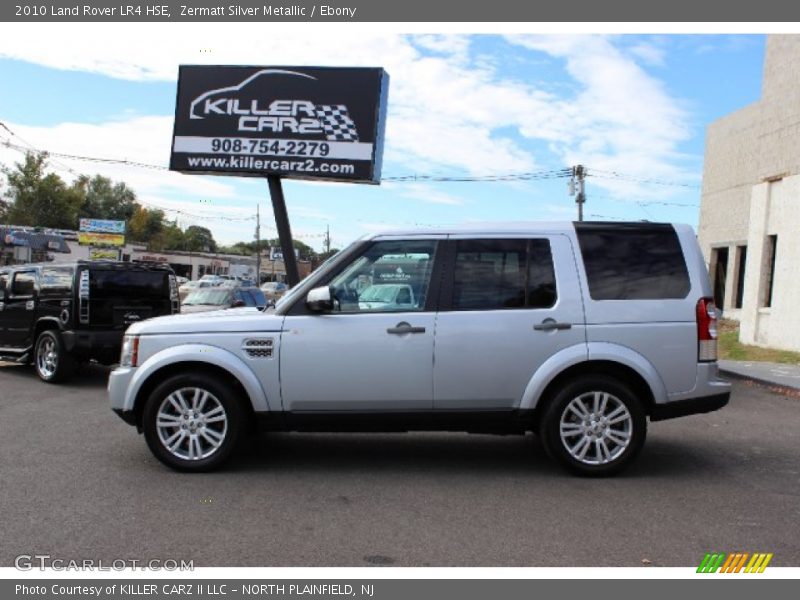 Zermatt Silver Metallic / Ebony 2010 Land Rover LR4 HSE
