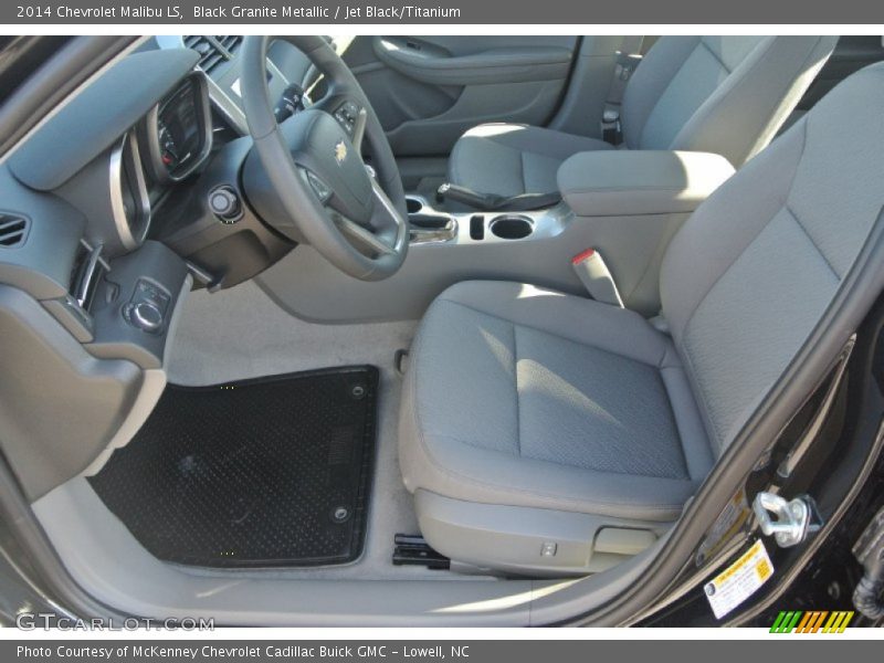 Black Granite Metallic / Jet Black/Titanium 2014 Chevrolet Malibu LS