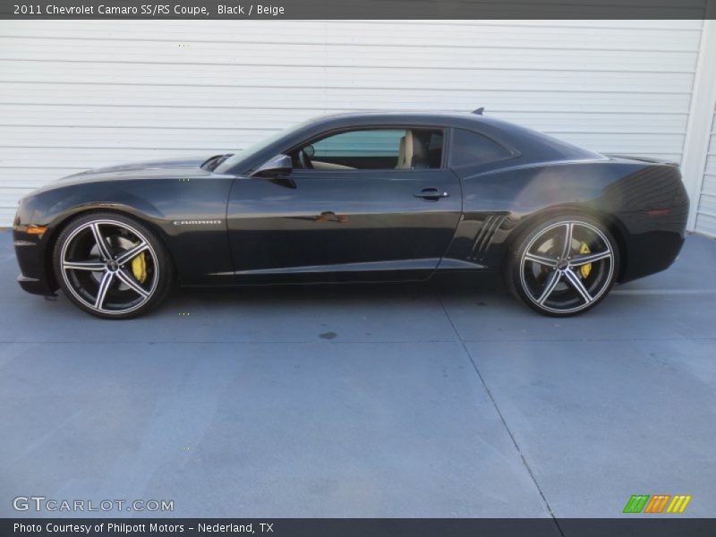 Black / Beige 2011 Chevrolet Camaro SS/RS Coupe