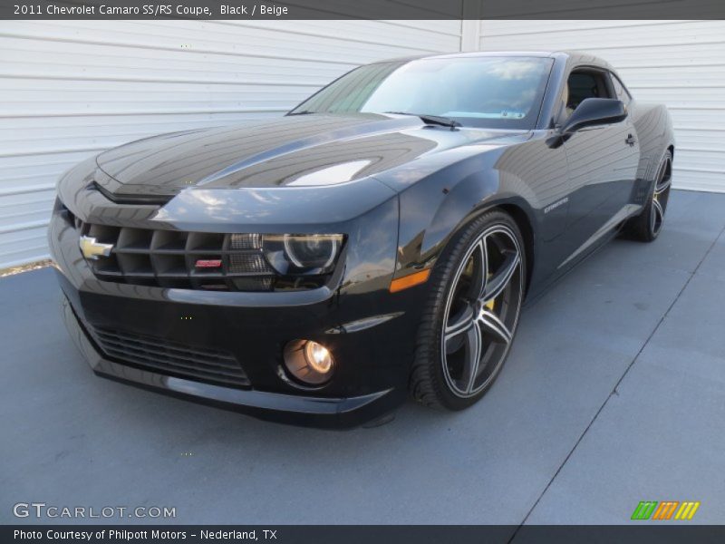 Black / Beige 2011 Chevrolet Camaro SS/RS Coupe