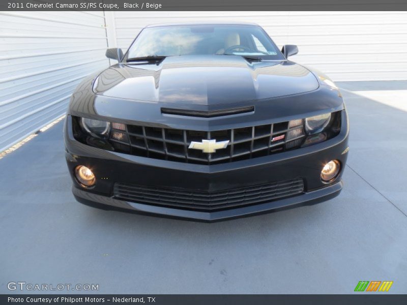 Black / Beige 2011 Chevrolet Camaro SS/RS Coupe