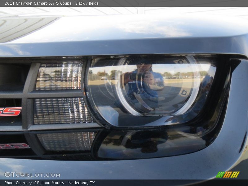 Black / Beige 2011 Chevrolet Camaro SS/RS Coupe