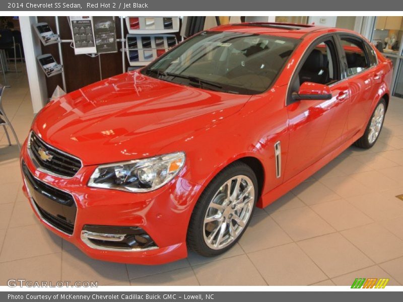 Red Hot 2 / Jet Black 2014 Chevrolet SS Sedan