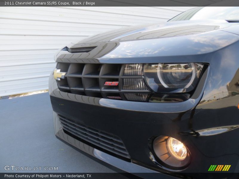 Black / Beige 2011 Chevrolet Camaro SS/RS Coupe