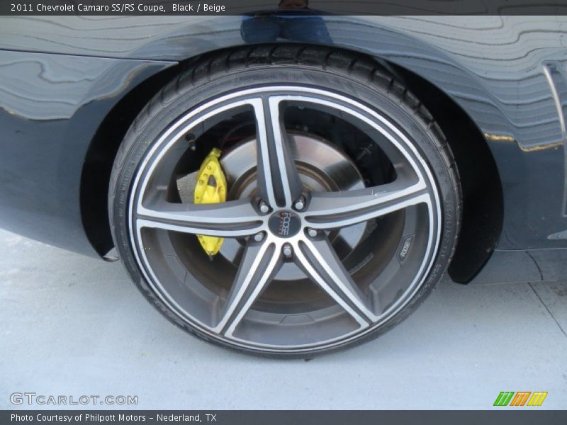 Black / Beige 2011 Chevrolet Camaro SS/RS Coupe