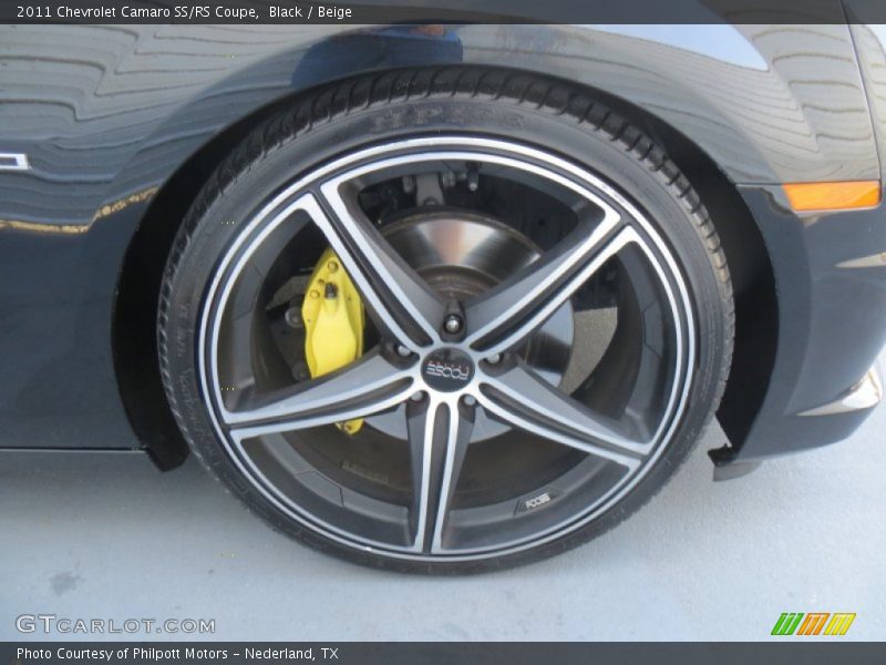Black / Beige 2011 Chevrolet Camaro SS/RS Coupe