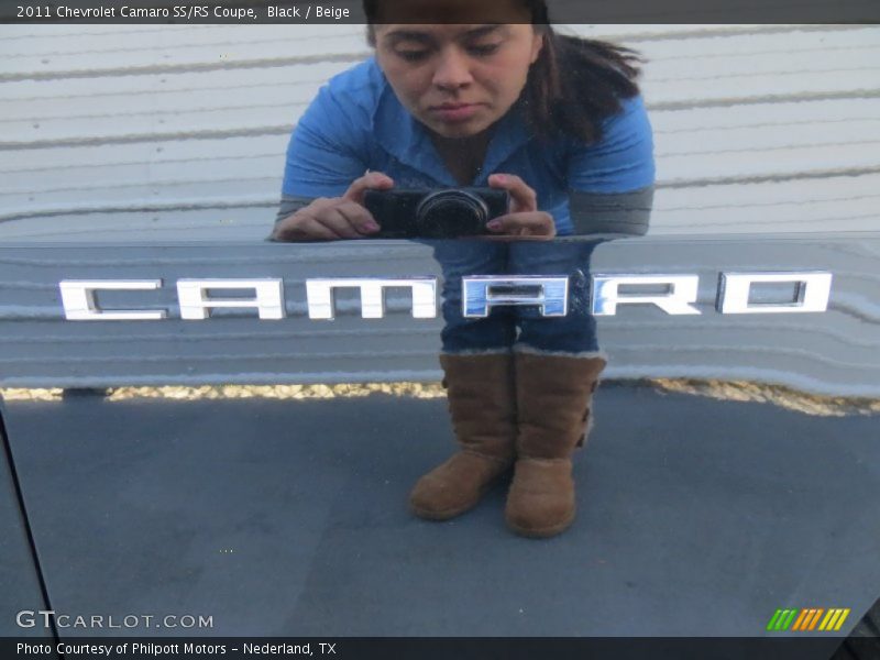 Black / Beige 2011 Chevrolet Camaro SS/RS Coupe