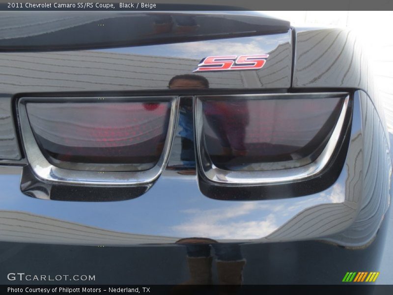 Black / Beige 2011 Chevrolet Camaro SS/RS Coupe