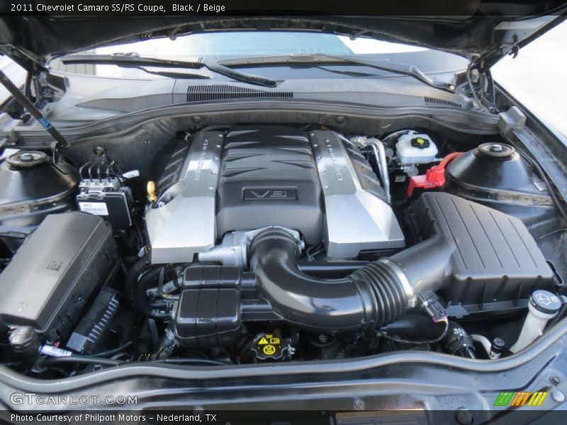 Black / Beige 2011 Chevrolet Camaro SS/RS Coupe