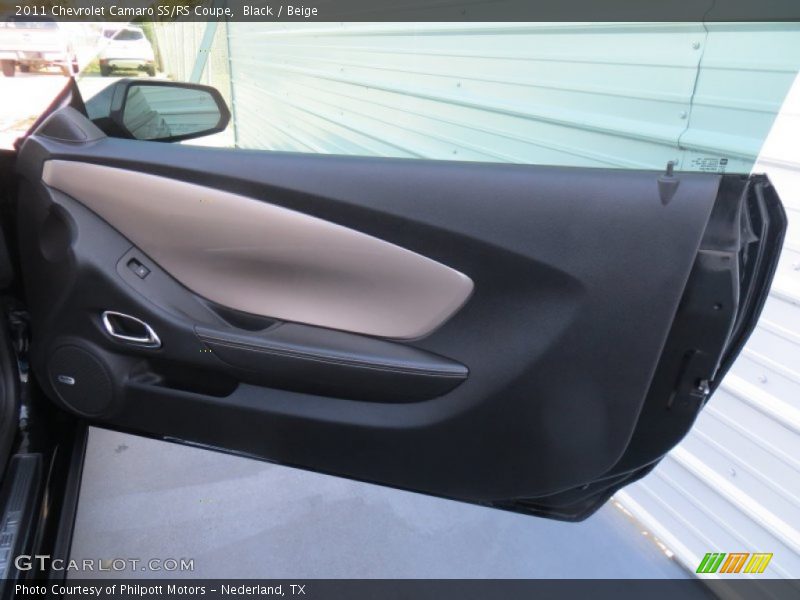 Black / Beige 2011 Chevrolet Camaro SS/RS Coupe