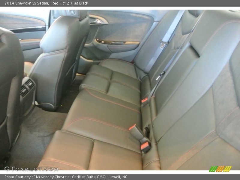 Rear Seat of 2014 SS Sedan