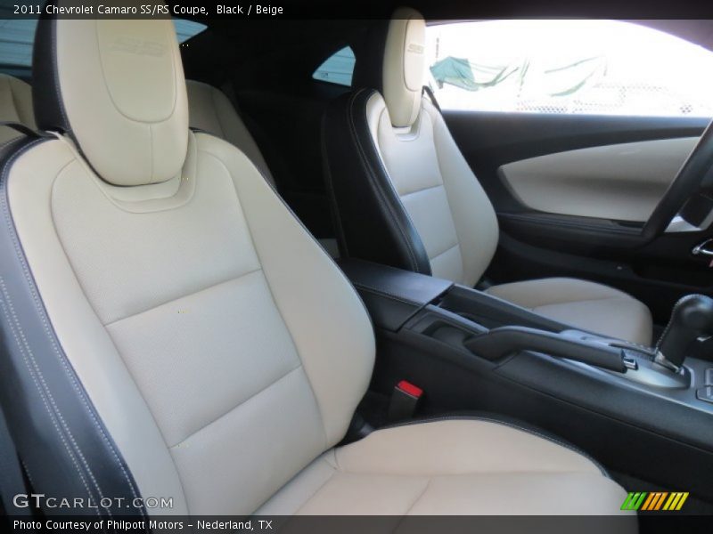 Black / Beige 2011 Chevrolet Camaro SS/RS Coupe