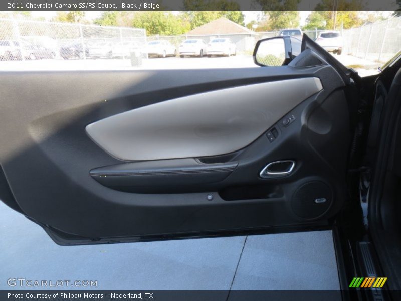 Black / Beige 2011 Chevrolet Camaro SS/RS Coupe