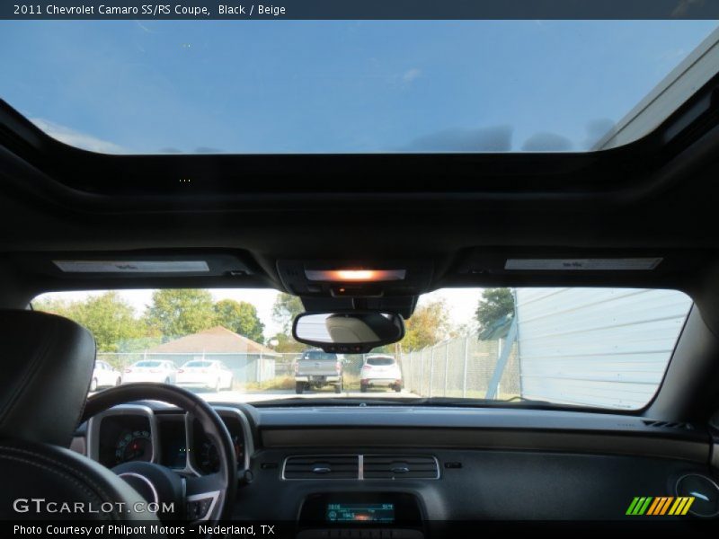 Black / Beige 2011 Chevrolet Camaro SS/RS Coupe
