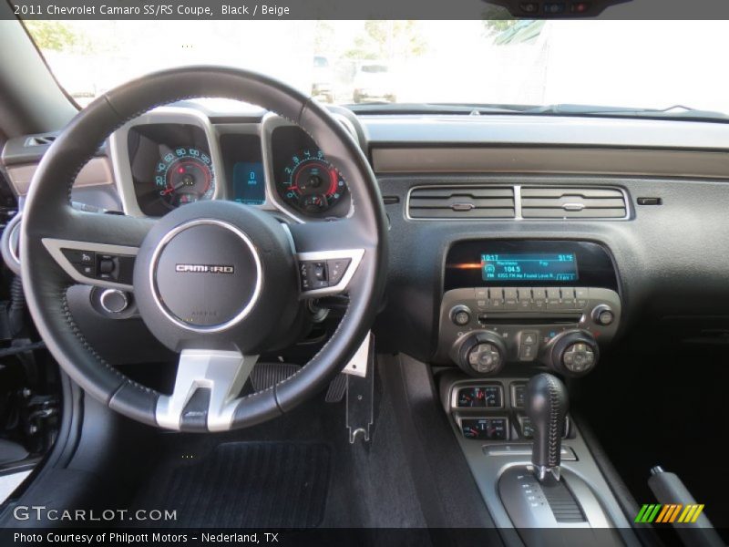 Black / Beige 2011 Chevrolet Camaro SS/RS Coupe