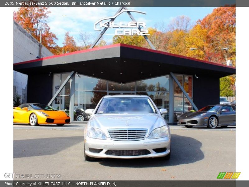 Brilliant Silver Metallic / Charcoal 2005 Mercedes-Benz S 600 Sedan
