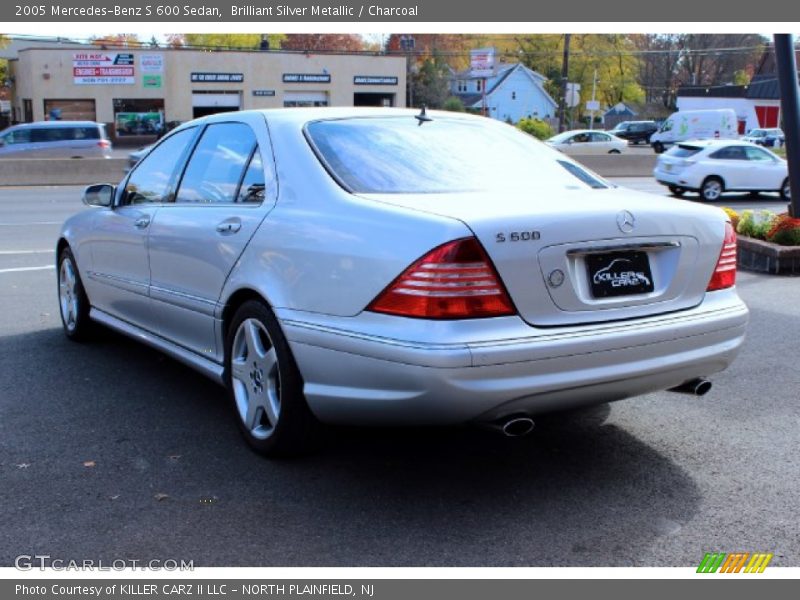 Brilliant Silver Metallic / Charcoal 2005 Mercedes-Benz S 600 Sedan