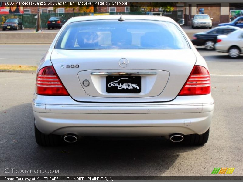 Brilliant Silver Metallic / Charcoal 2005 Mercedes-Benz S 600 Sedan