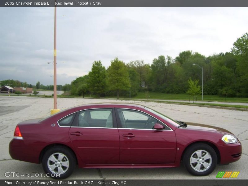 Red Jewel Tintcoat / Gray 2009 Chevrolet Impala LT