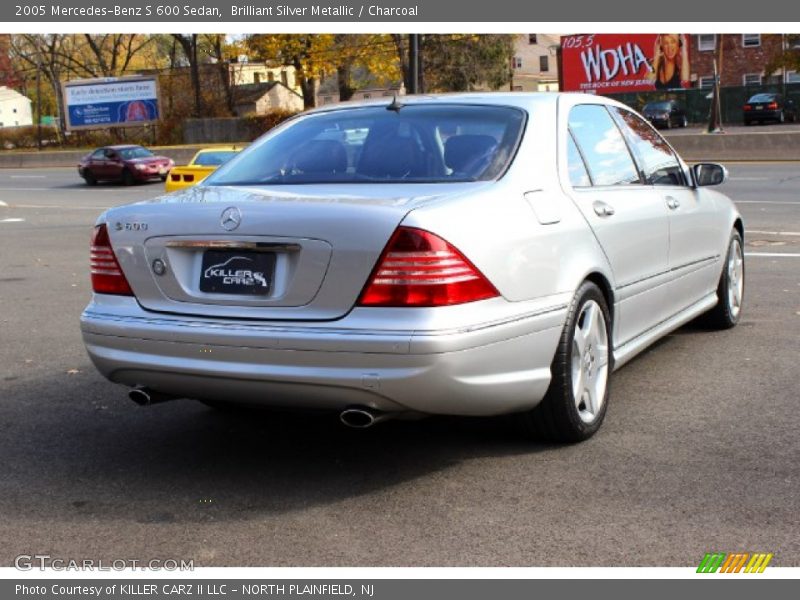 Brilliant Silver Metallic / Charcoal 2005 Mercedes-Benz S 600 Sedan