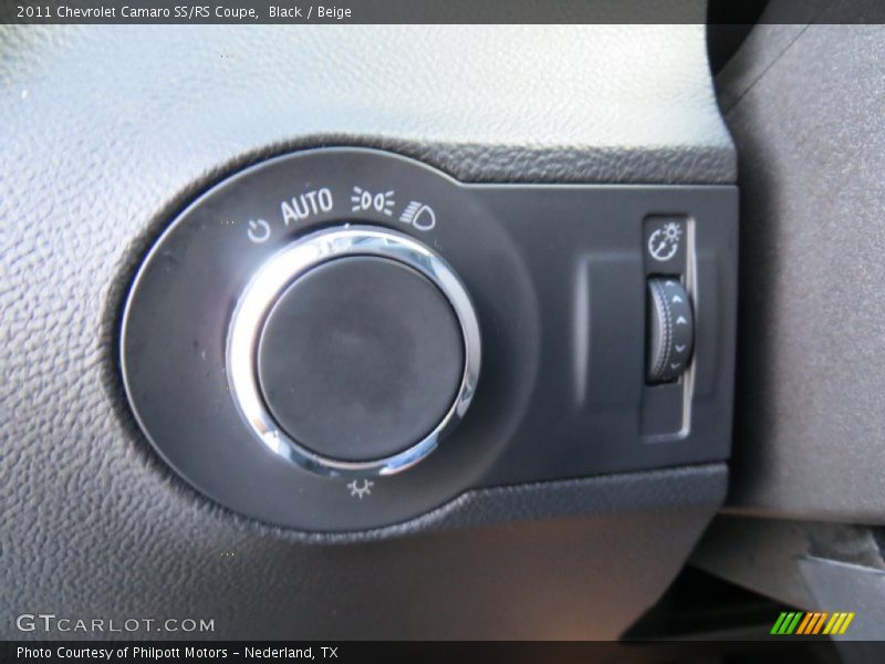 Black / Beige 2011 Chevrolet Camaro SS/RS Coupe