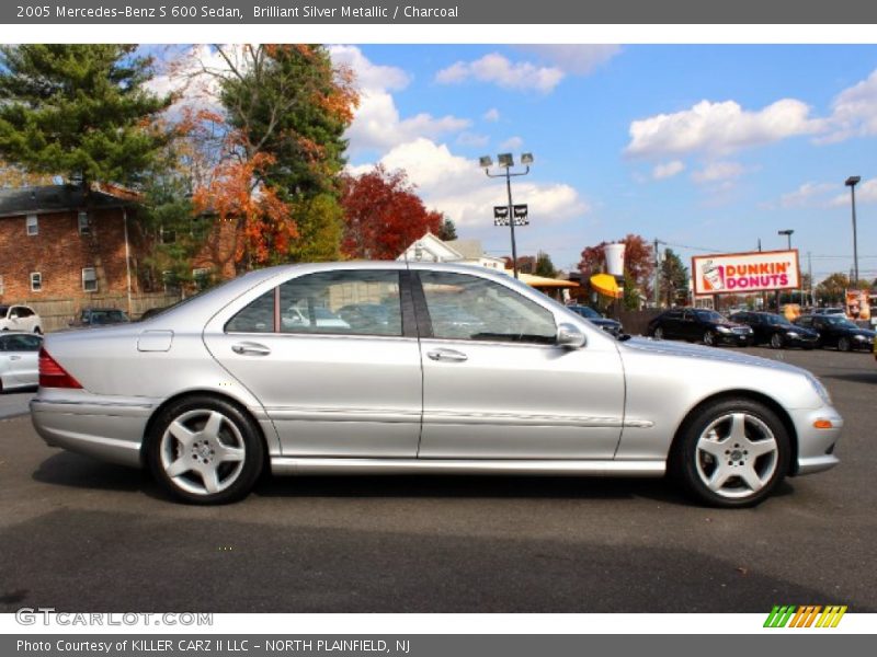 Brilliant Silver Metallic / Charcoal 2005 Mercedes-Benz S 600 Sedan