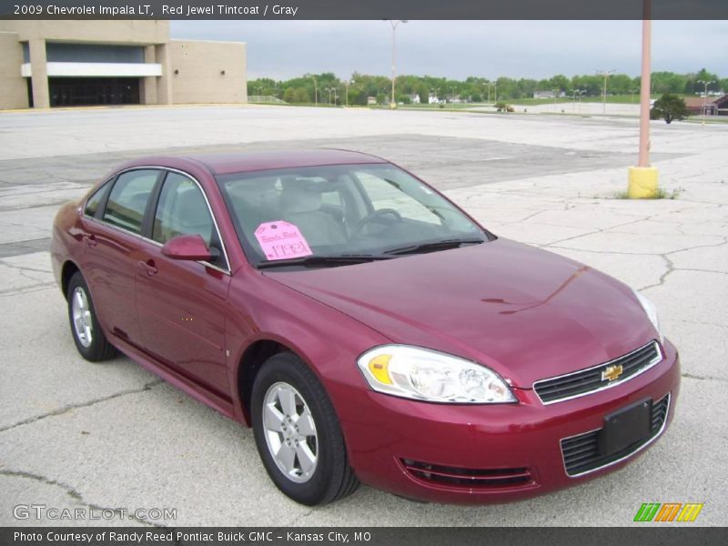 Red Jewel Tintcoat / Gray 2009 Chevrolet Impala LT