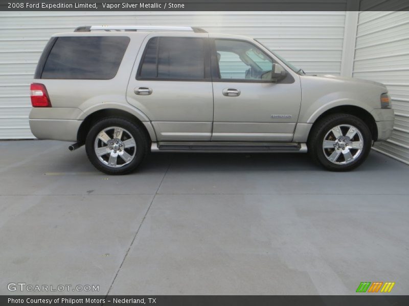 Vapor Silver Metallic / Stone 2008 Ford Expedition Limited